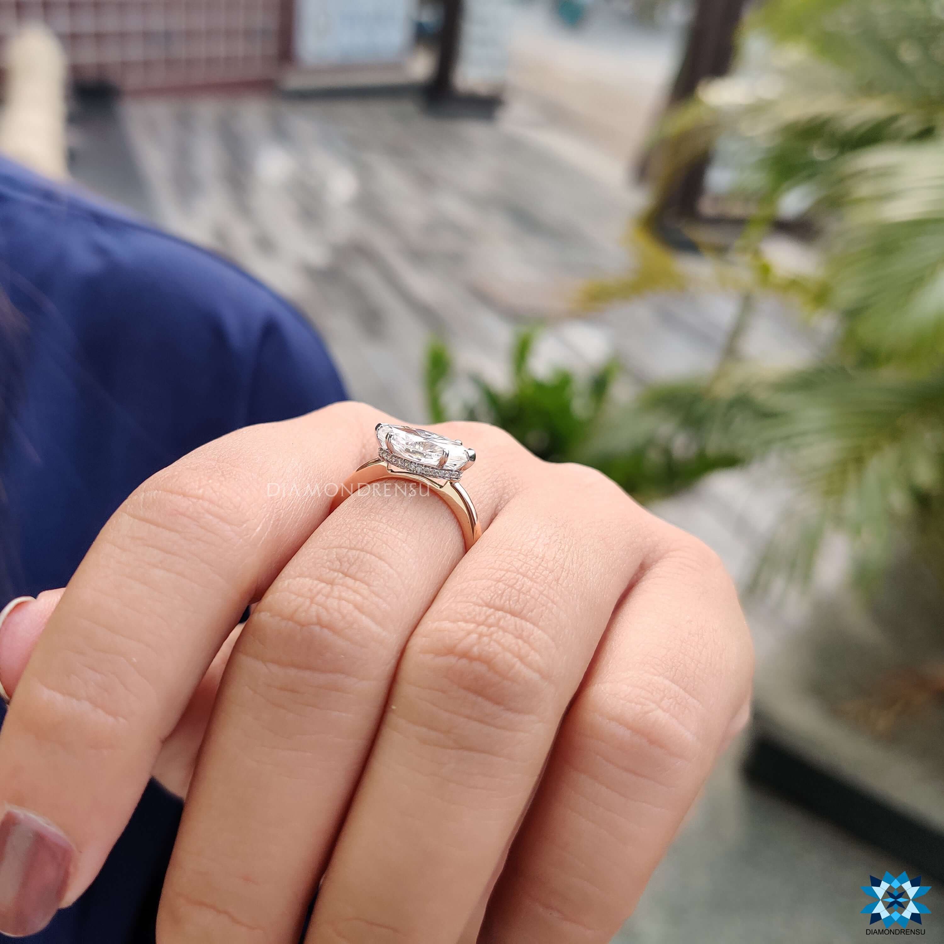 moissanite wedding rings - diamondrensu