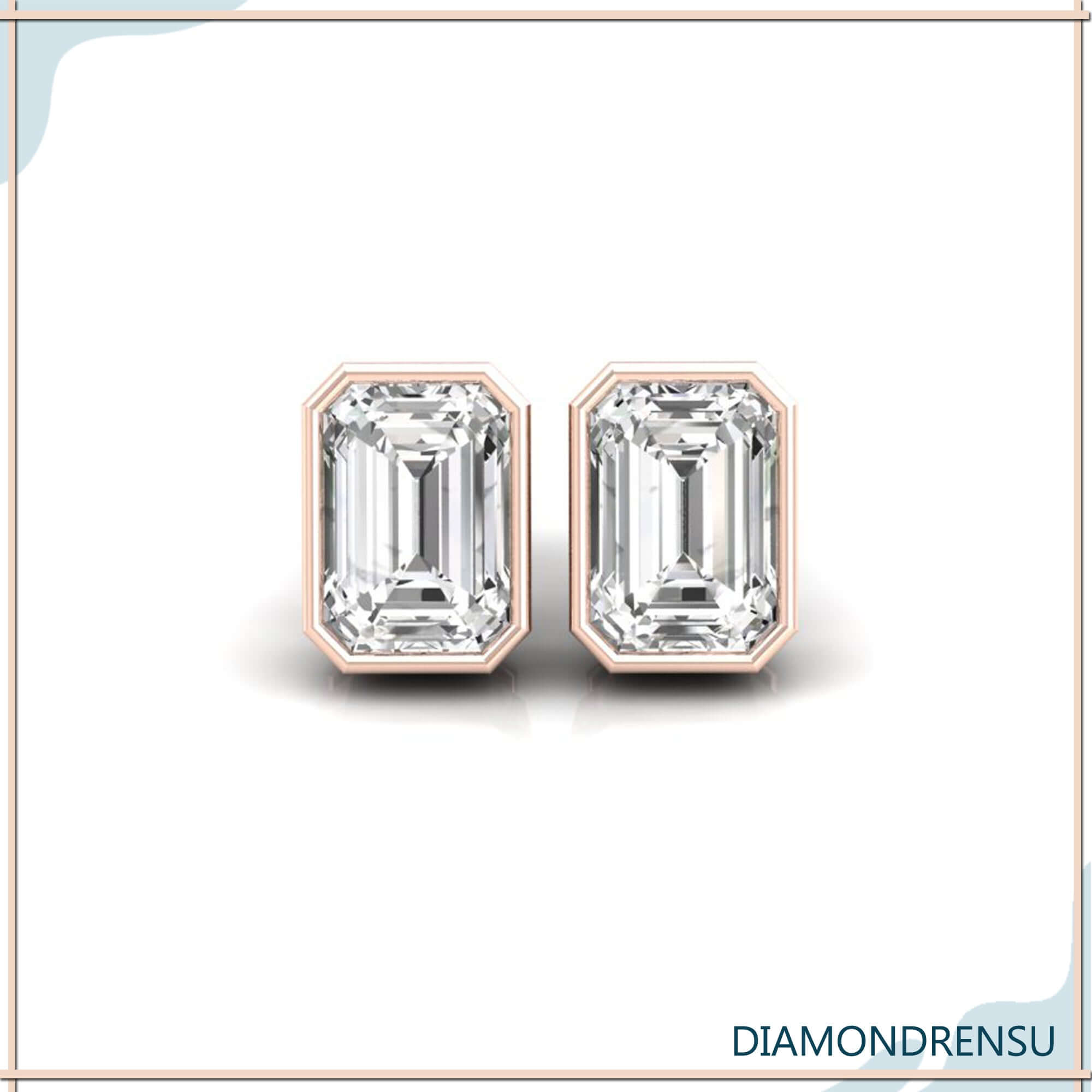 stud earrings - diamondrensu