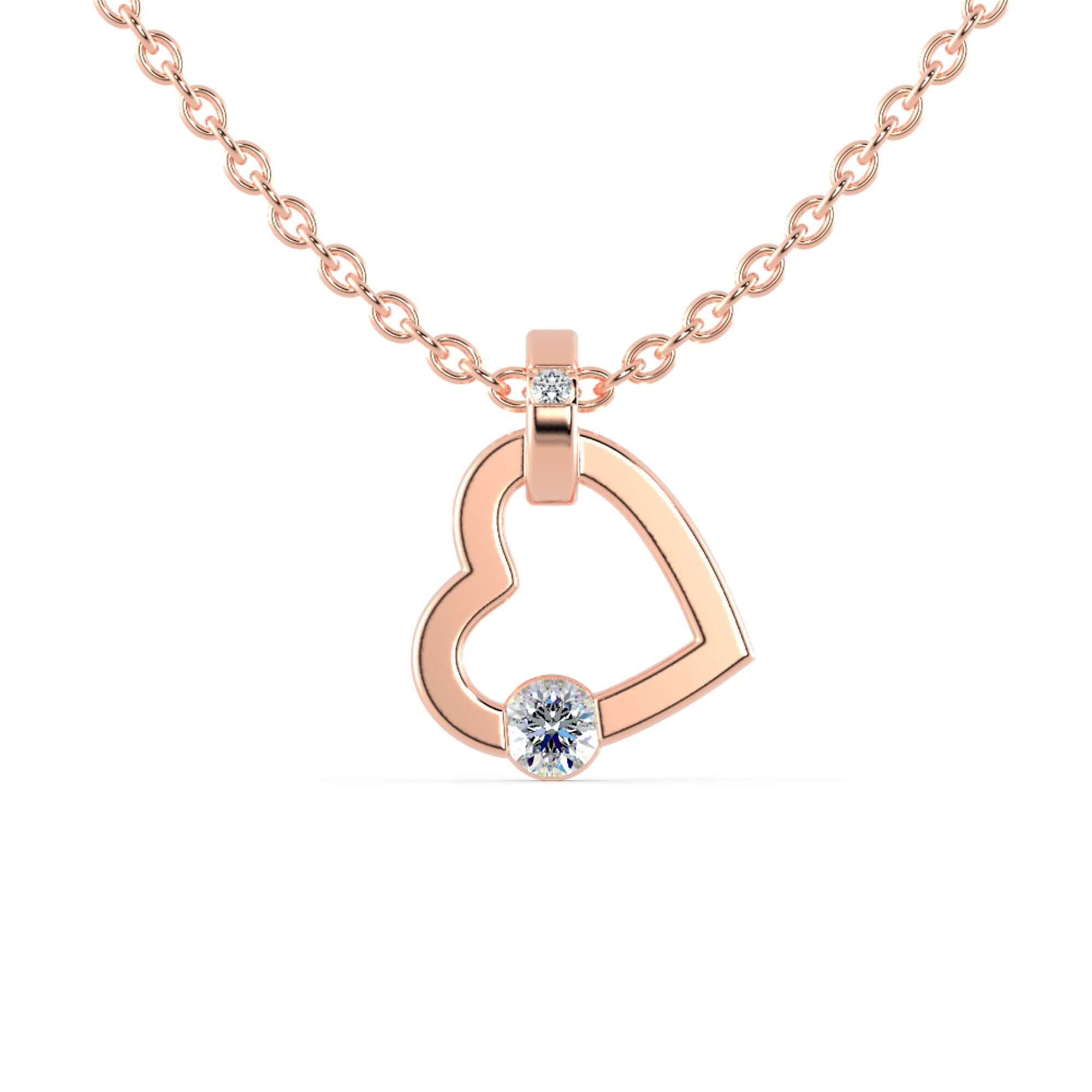 moissanite pendant set - diamondrensu