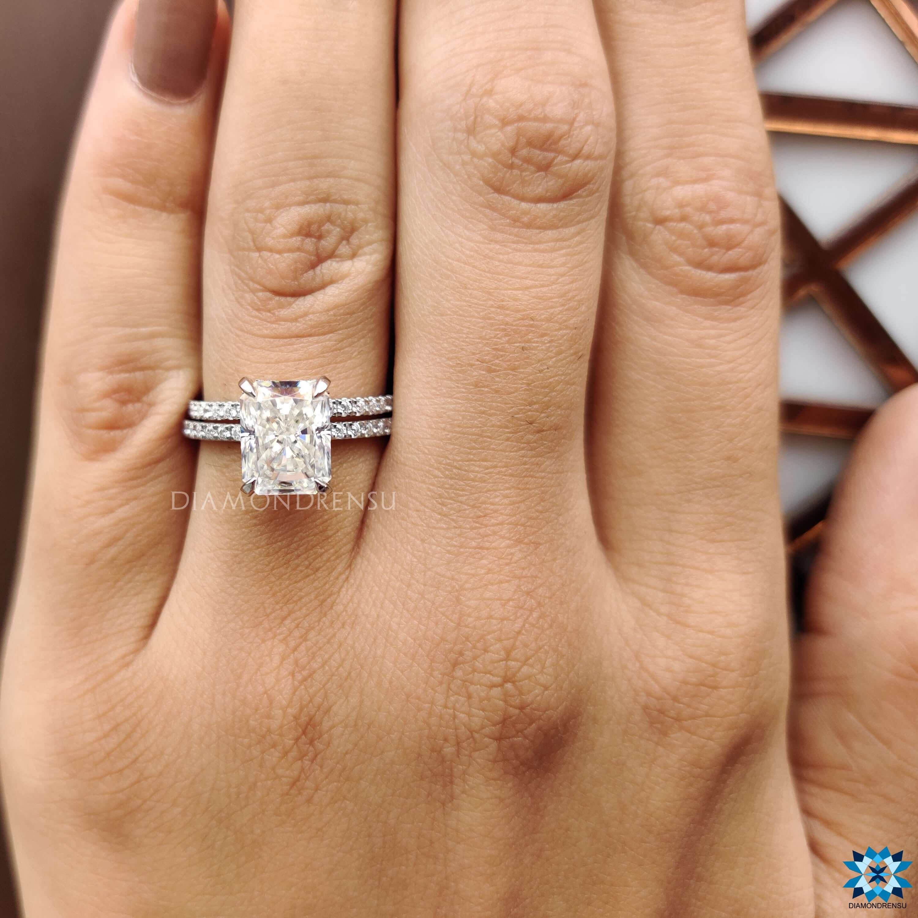 affordable moissanite engagement - diamondrensu