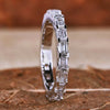 lab grown diamond eternity wedding band