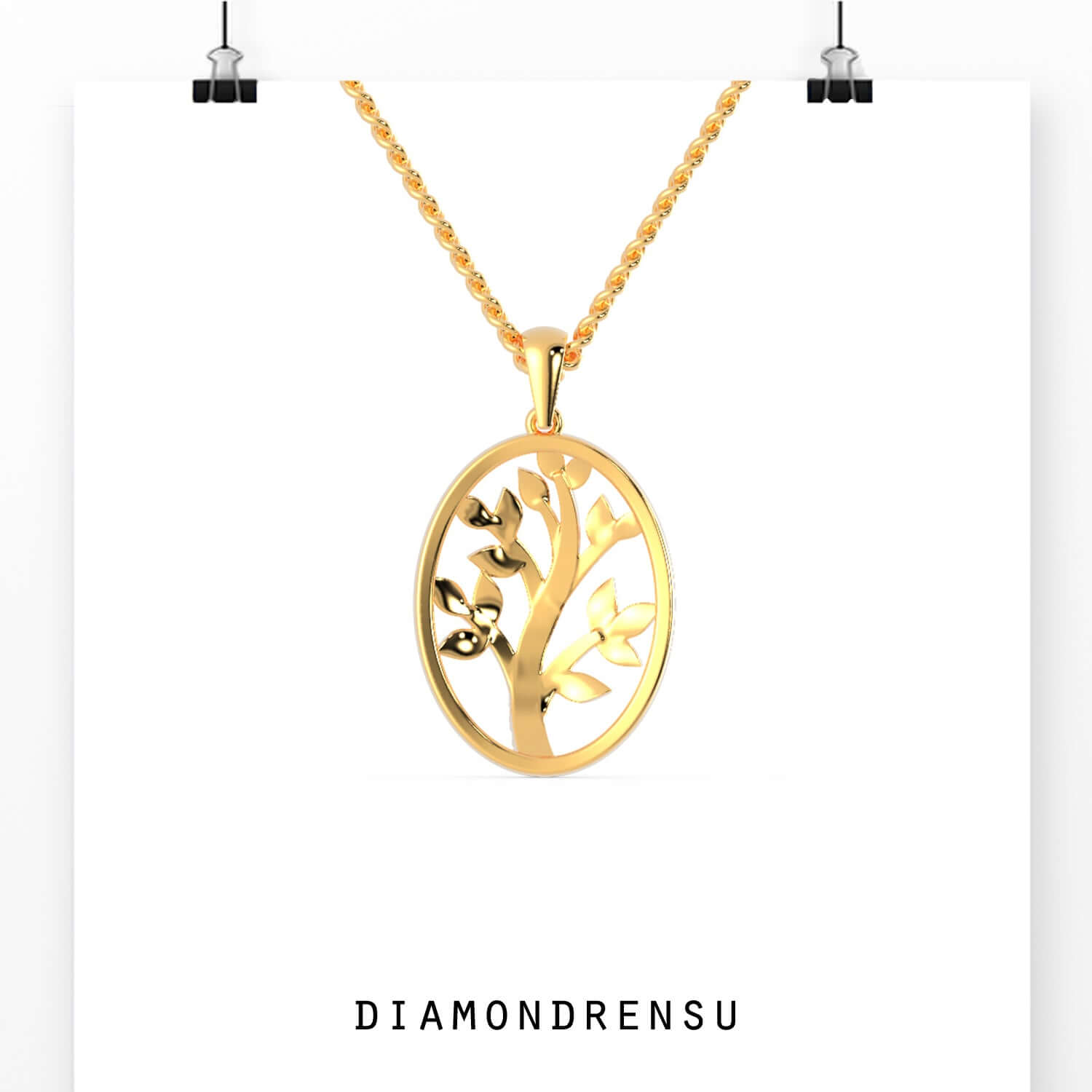 moissanite pendant - diamondrensu