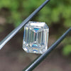 2.79 CT Classic Emerald Step Cut Near Colorless Loose Moissanite