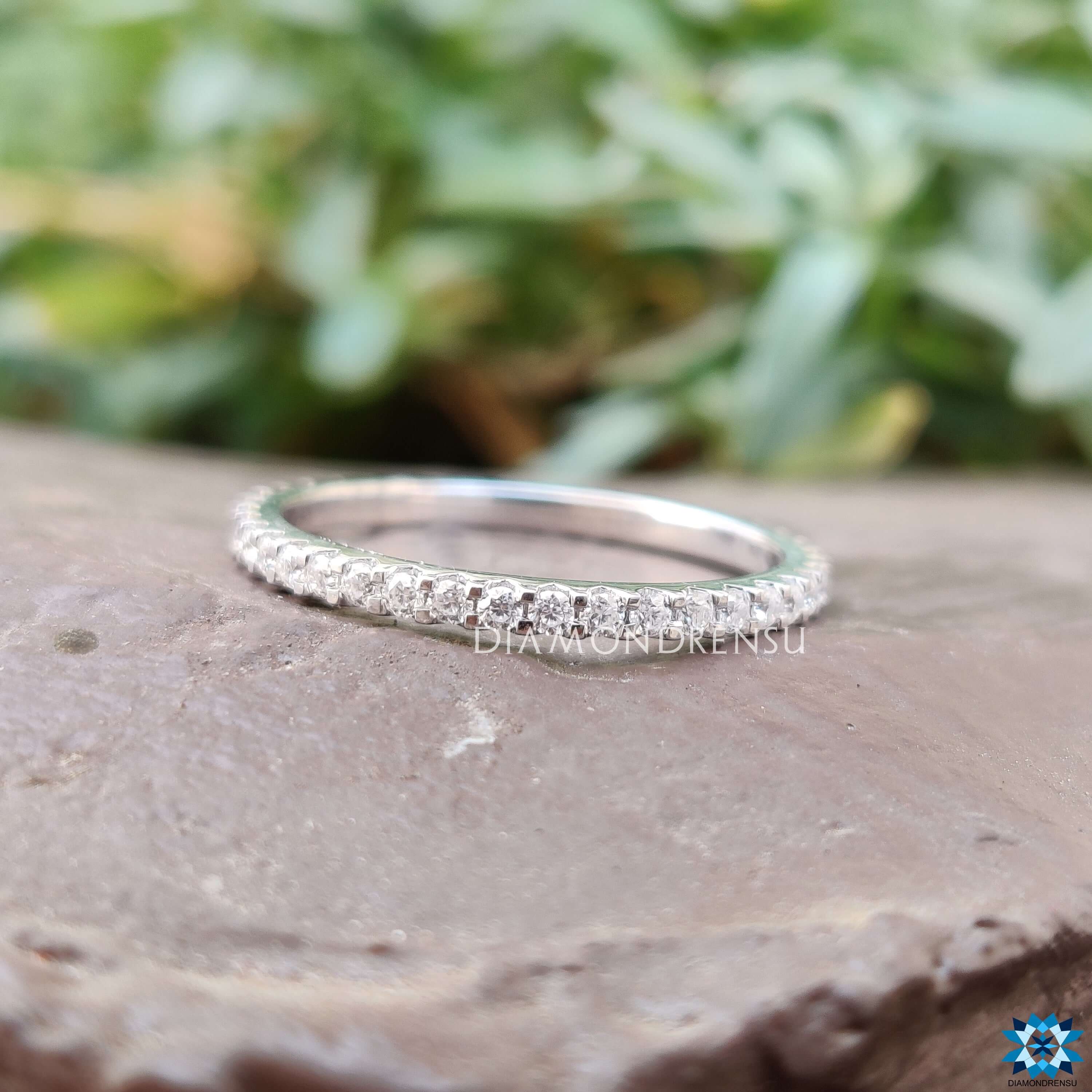 moissanite eternity band - diamondrensu