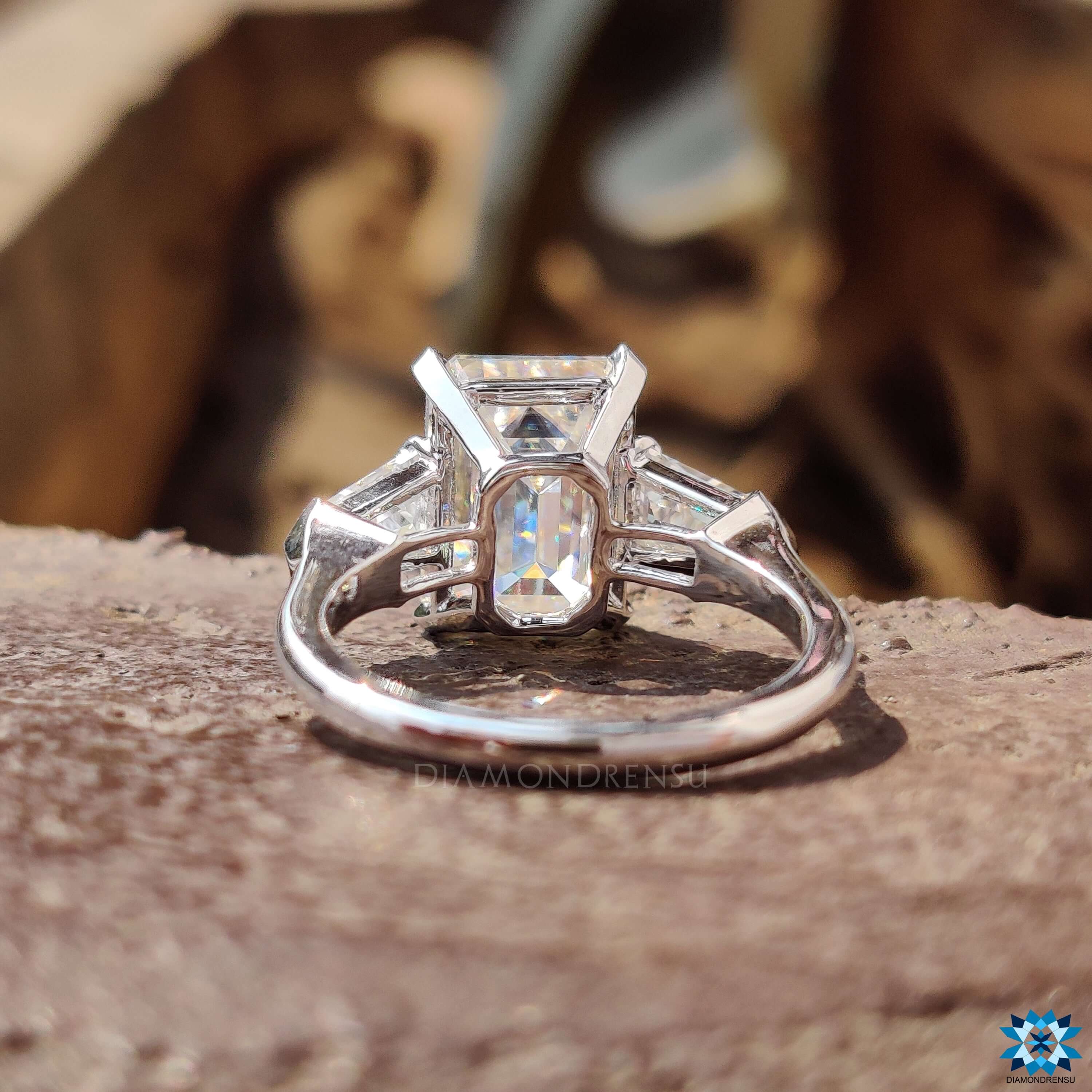 moissanite engagement rings - diamondrensu