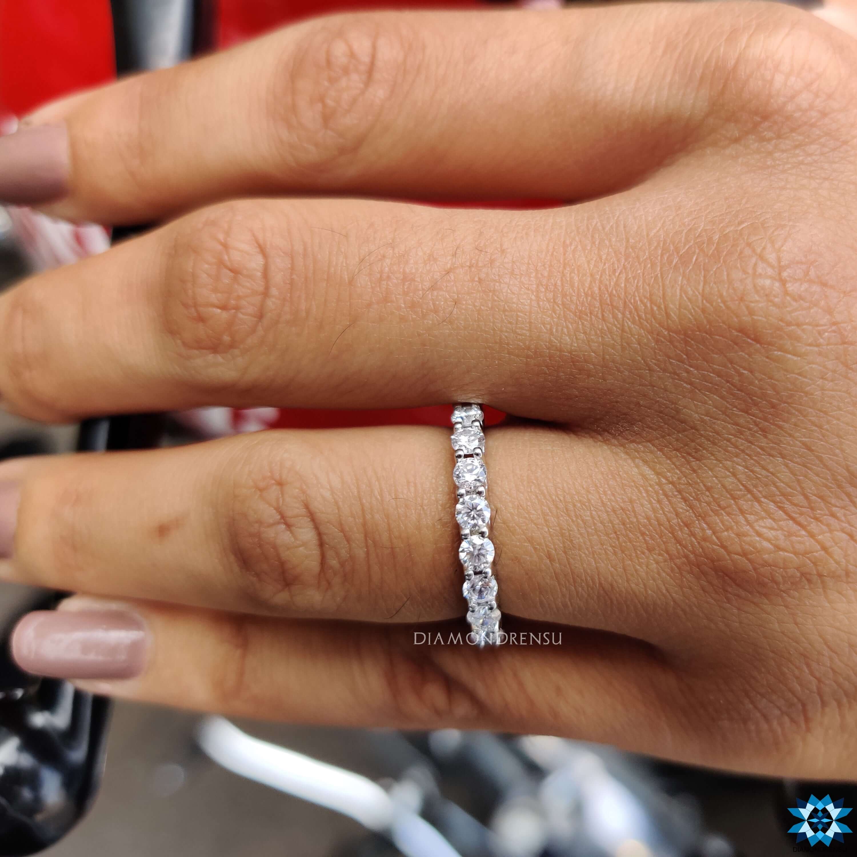 customized moissanite ring - diamondrensu