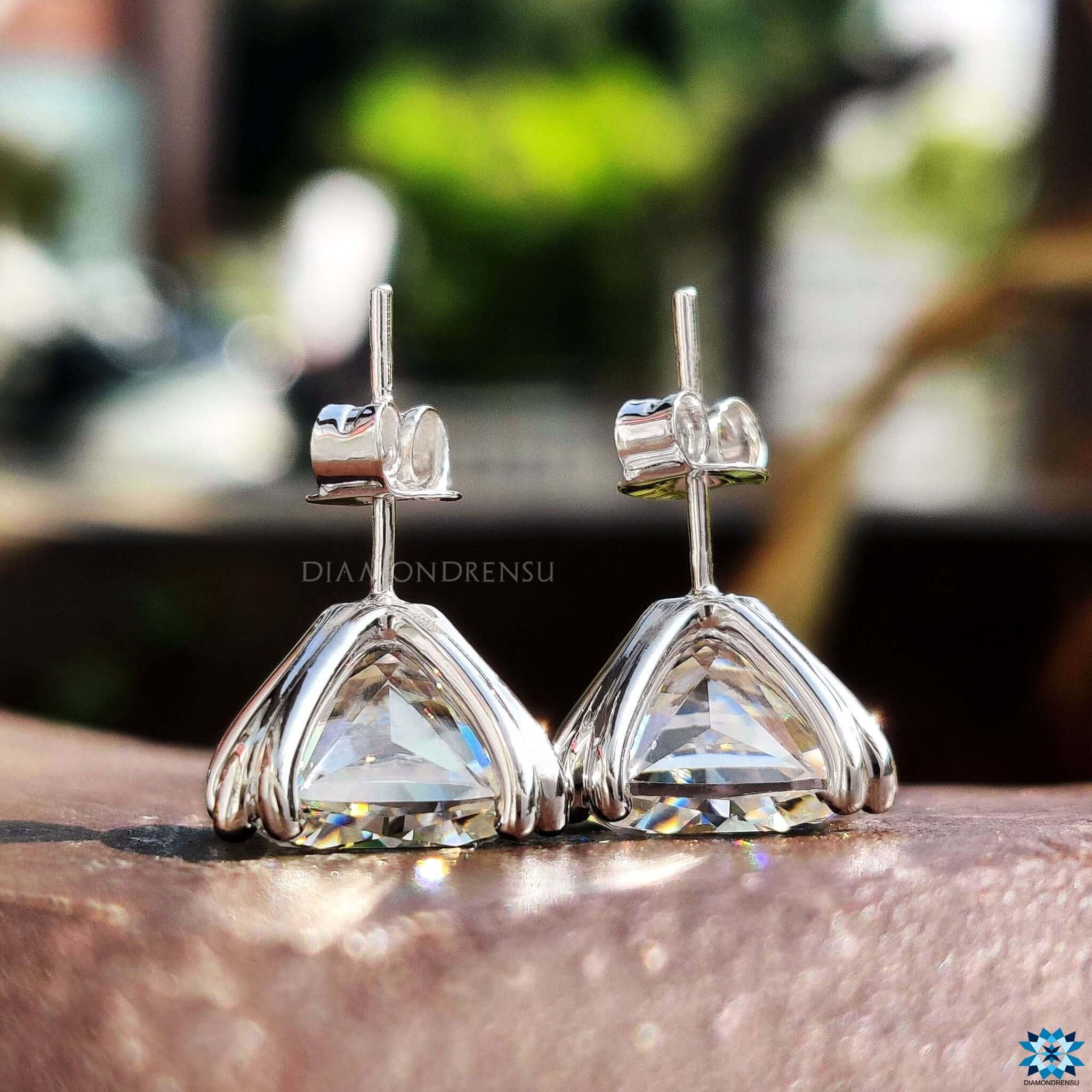 moissanite earrings