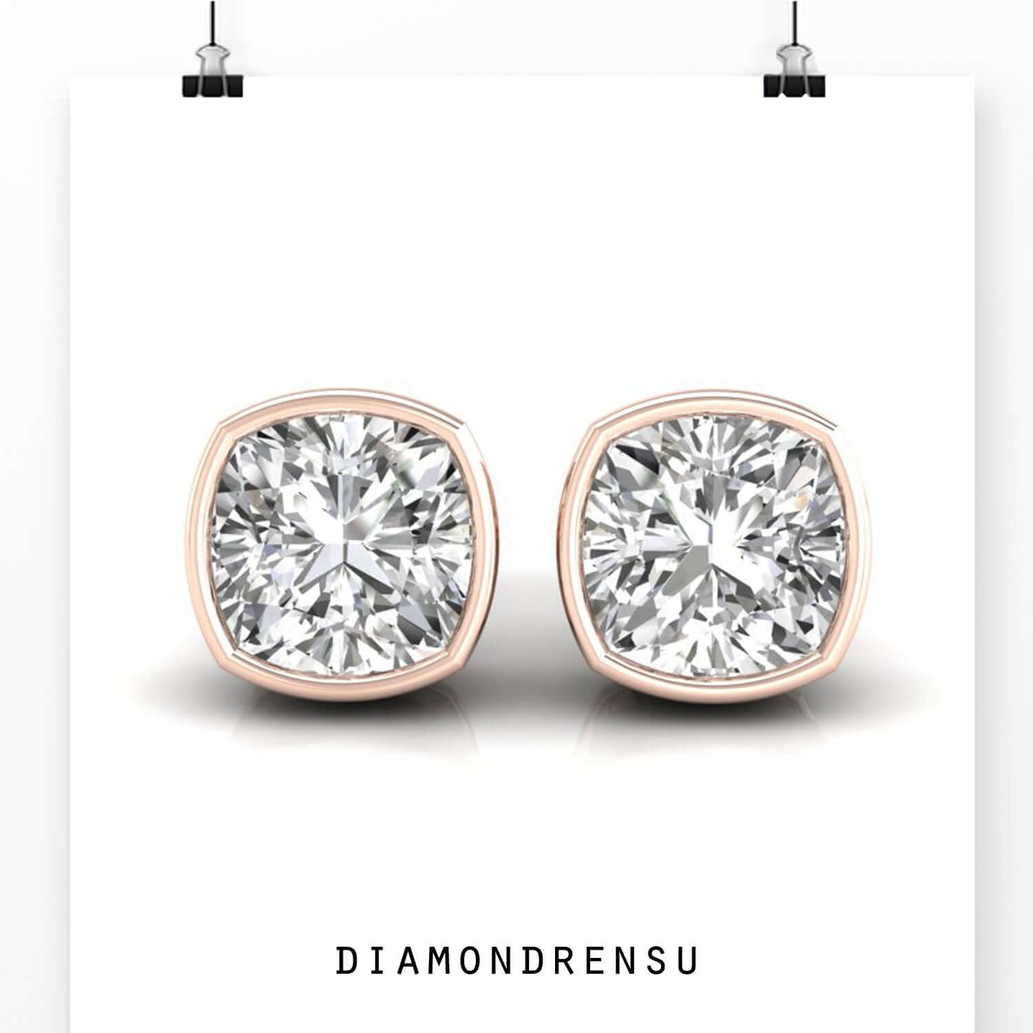 custom earrings - diamondrensu