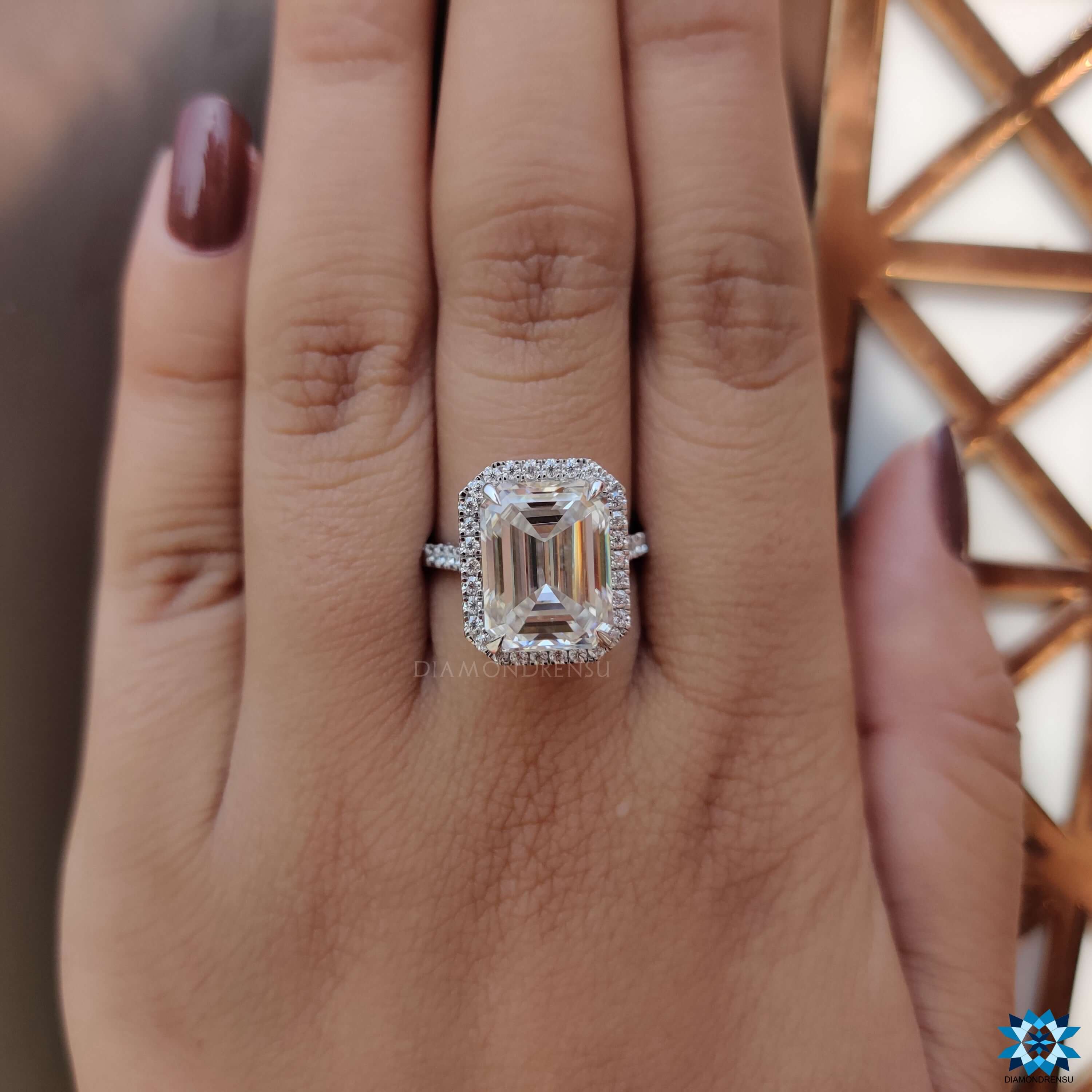 affordable moissanite engagement rings - diamondrensu