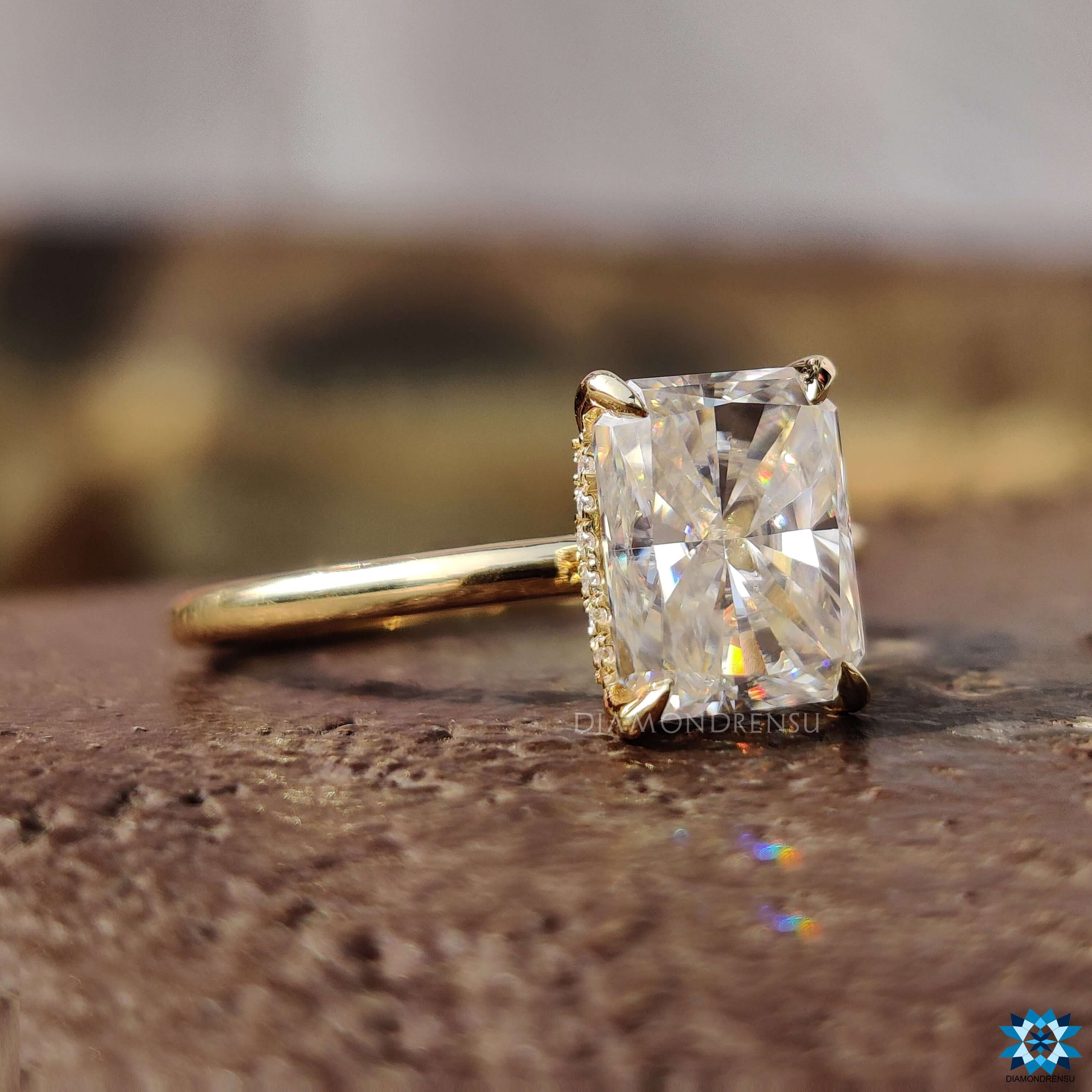 affordable moissanite engagement rings - diamondrensu