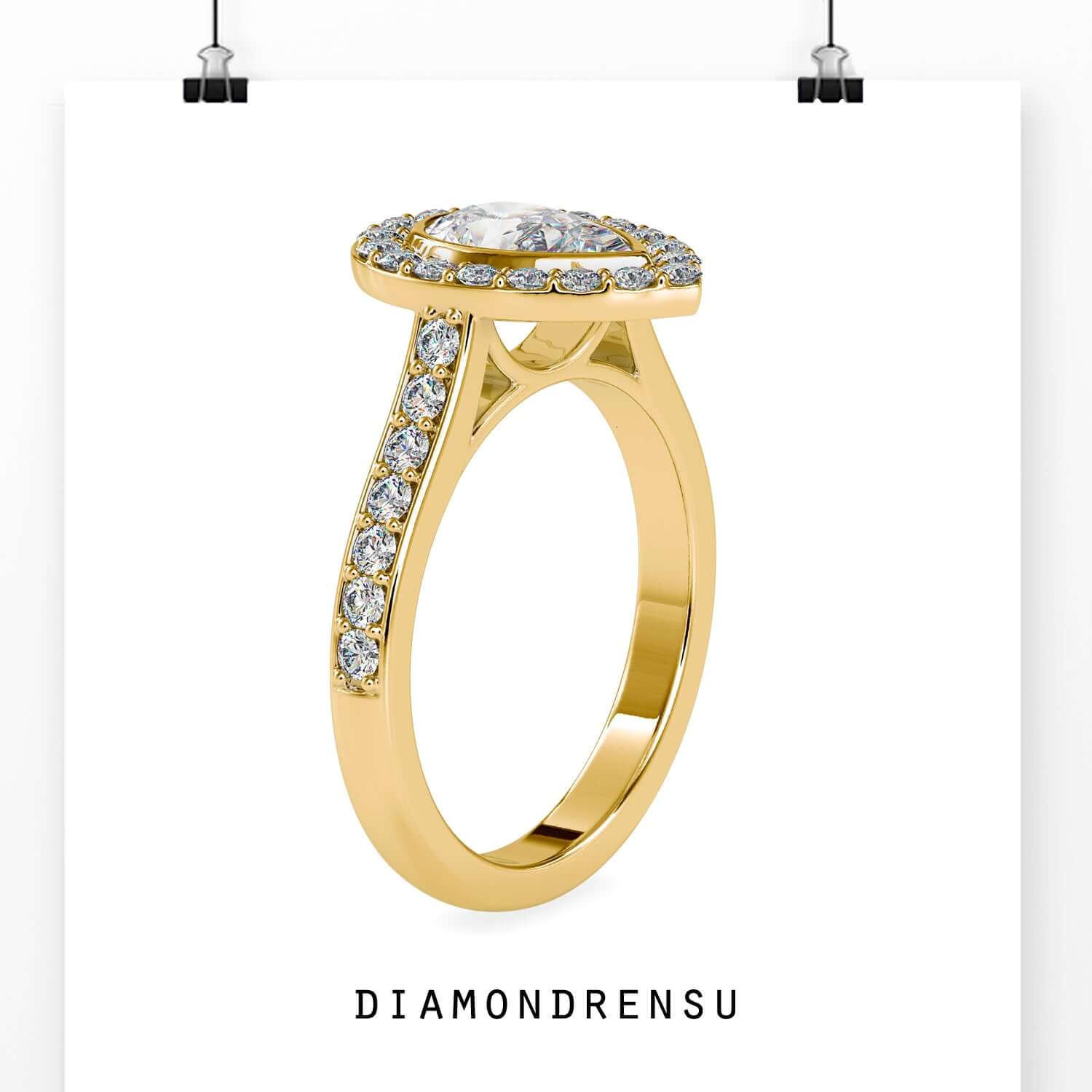 customized engagement ring - diamondrensu