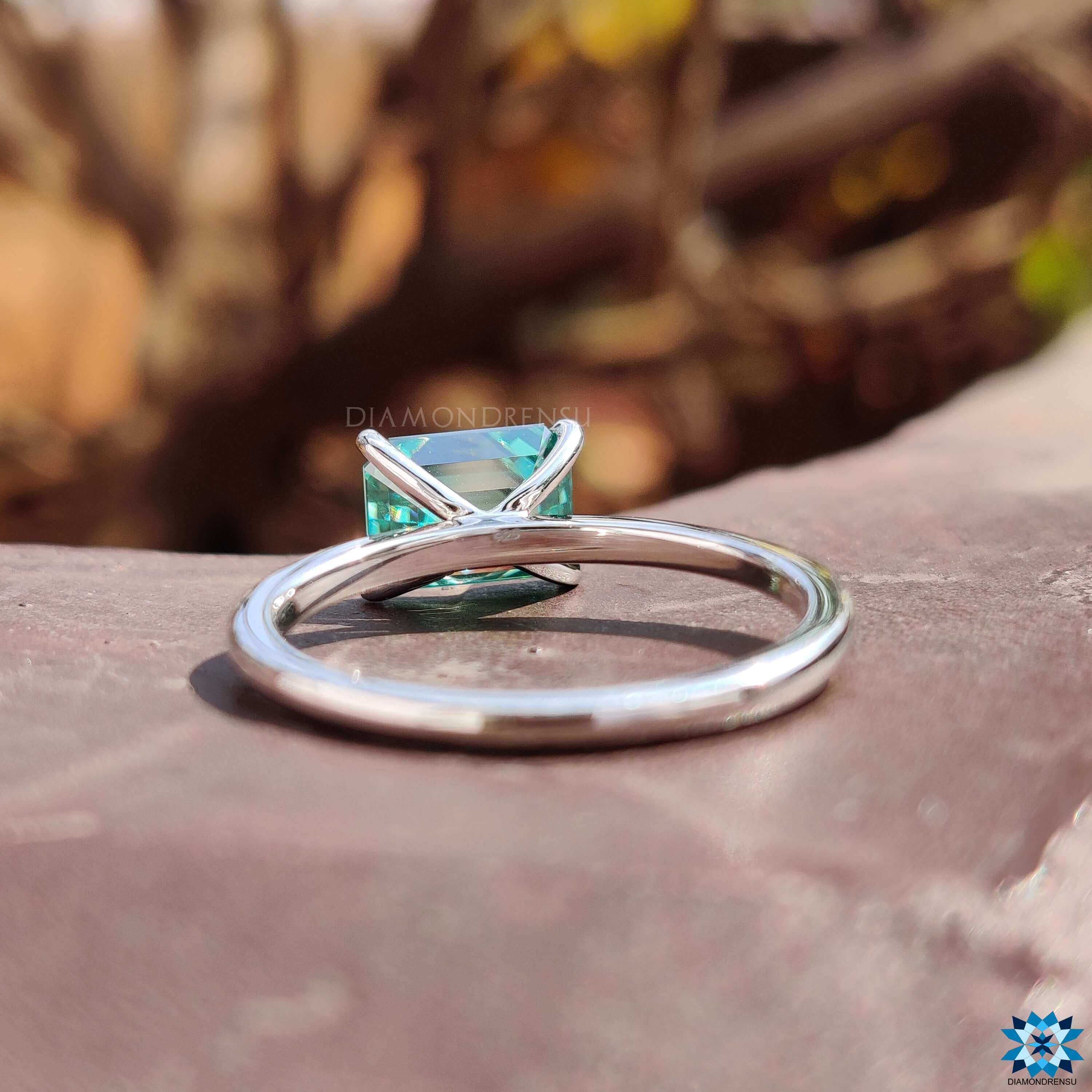 affordable moissanite engagement ring - diamondrensu