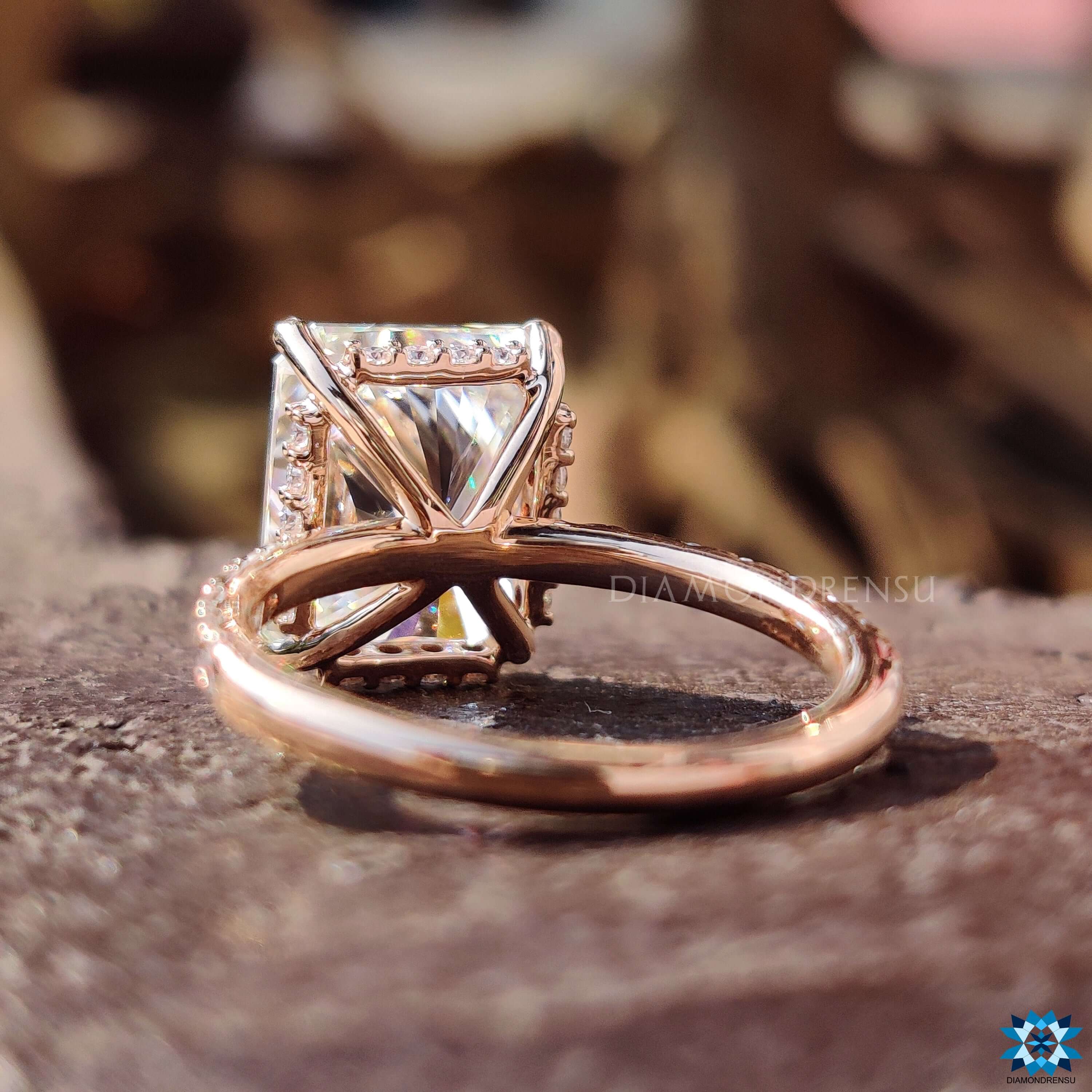 radiant cut engagement ring - diamondrensu