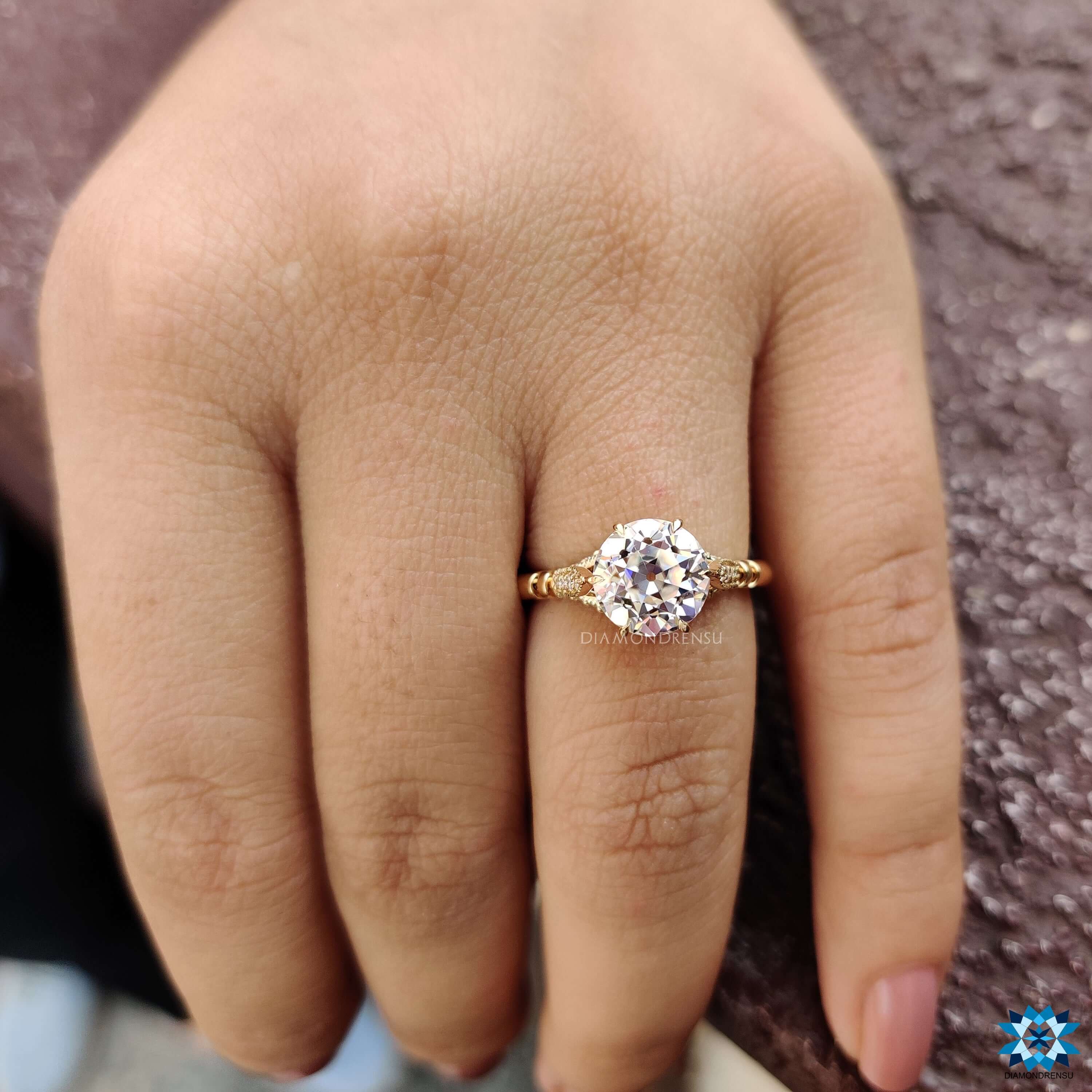 affordable moissanite engagement rings - diamondrensu