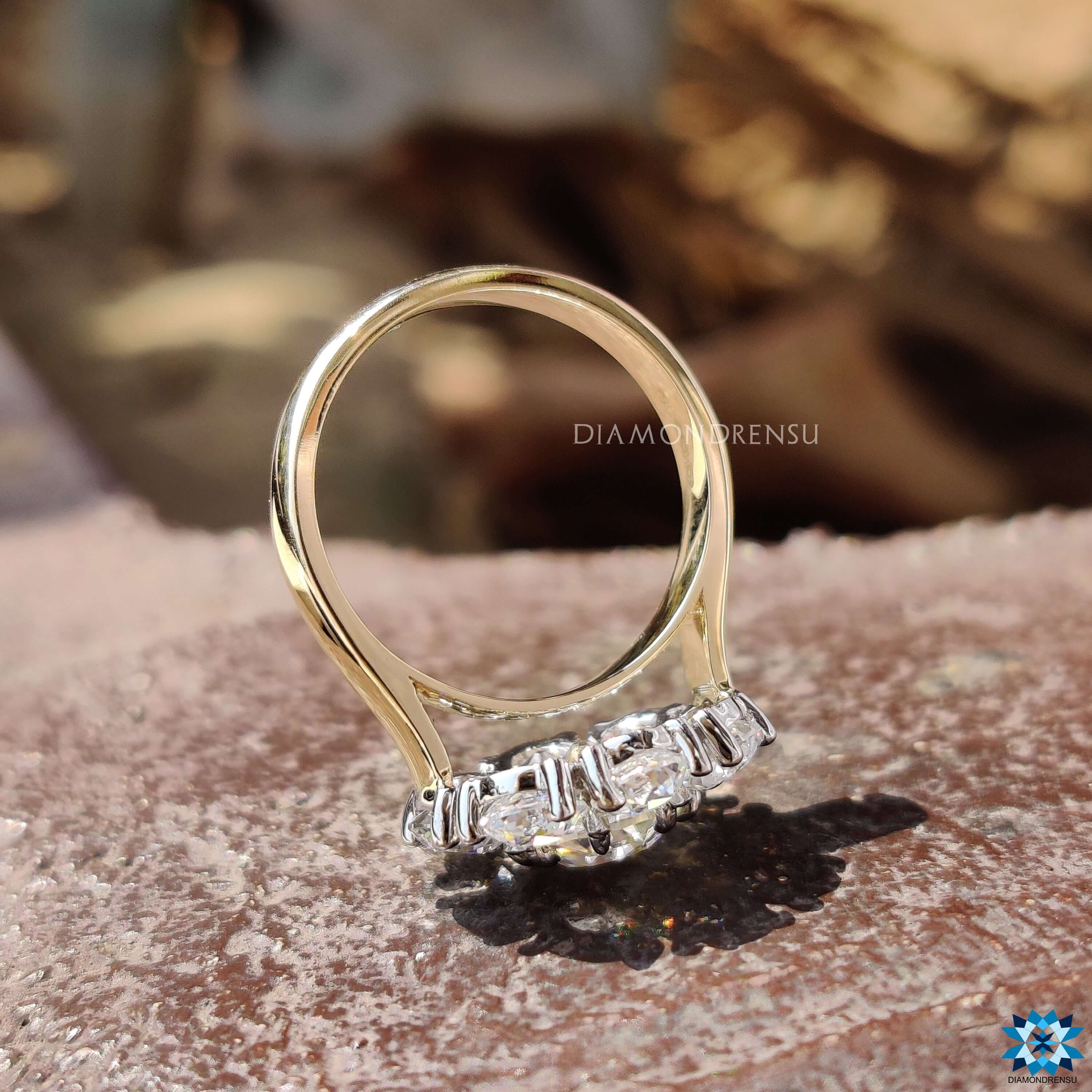 moissanite halo engagement rings - diamondrensu