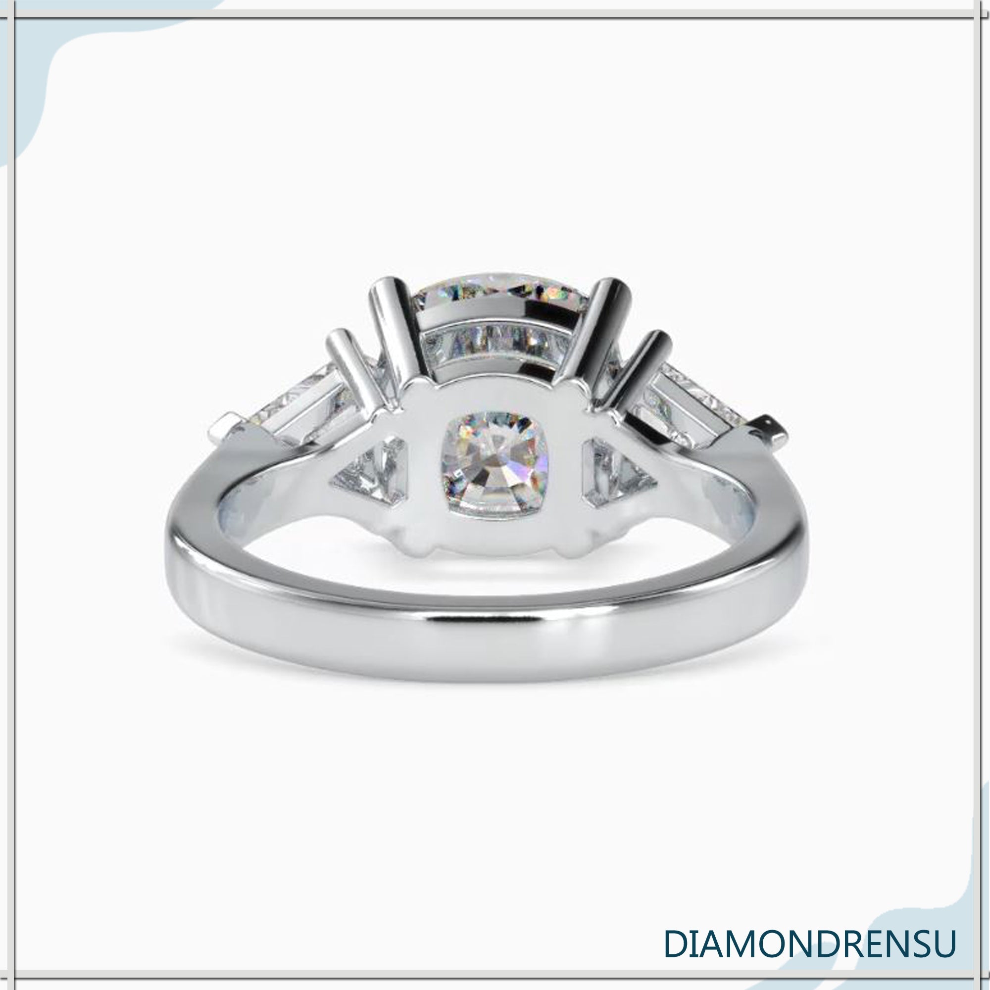 moissanite engagement rings - diamondrensu