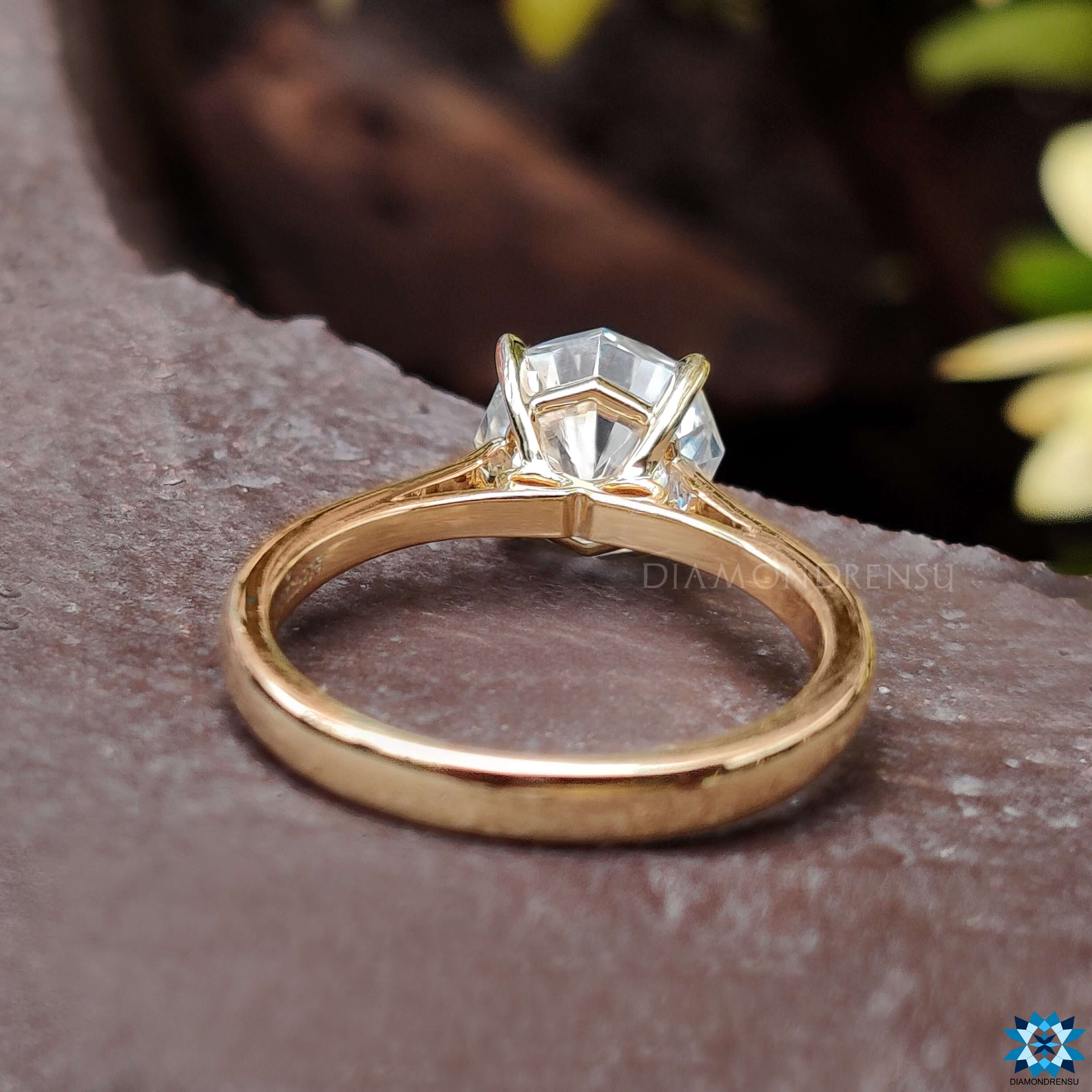 moissanite ring set