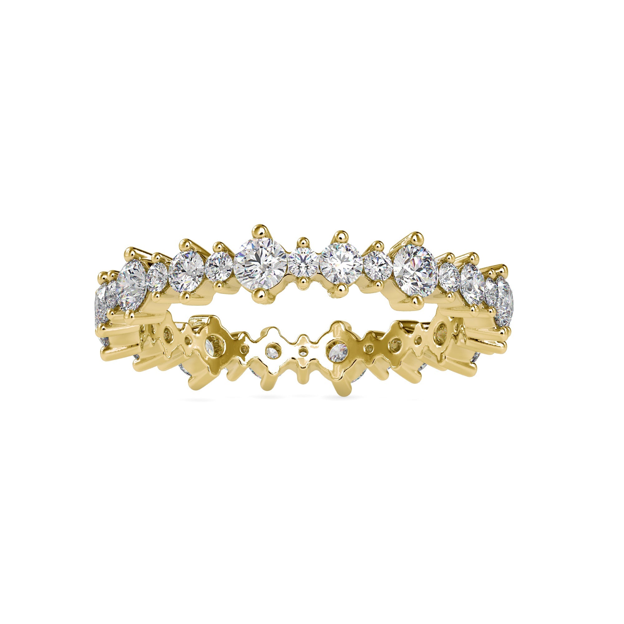 moissanite eternity band - diamondrensu