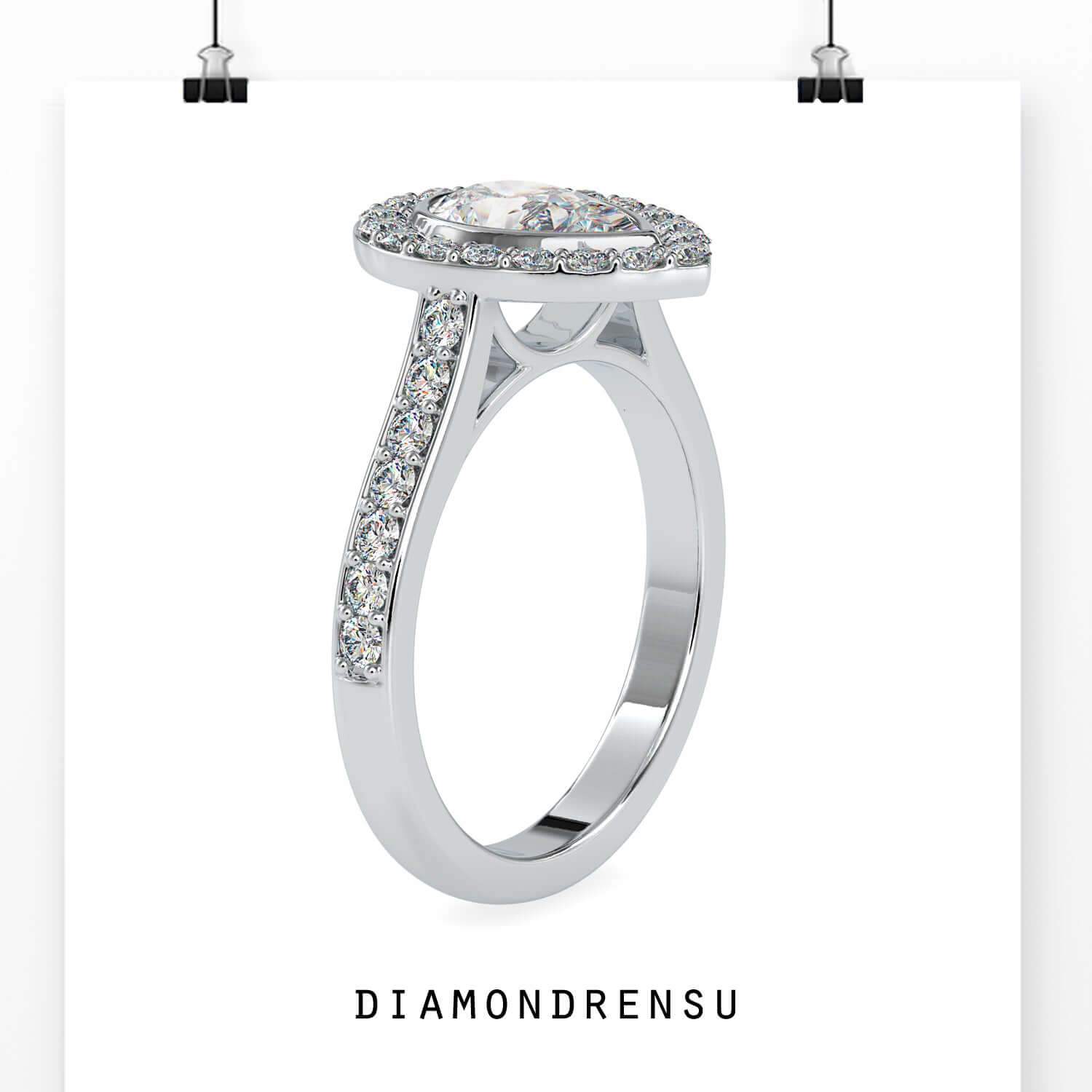 affordable moissanite engagement rings - diamondrensu