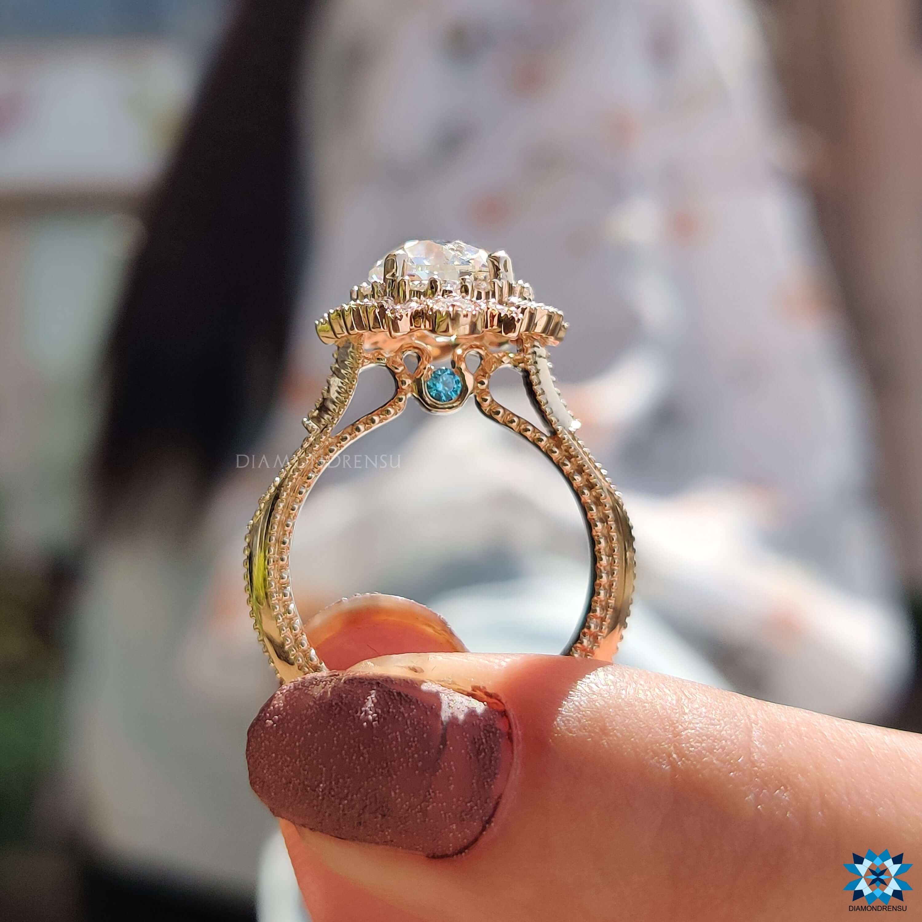 vintage style engagement rings - diamondrensu