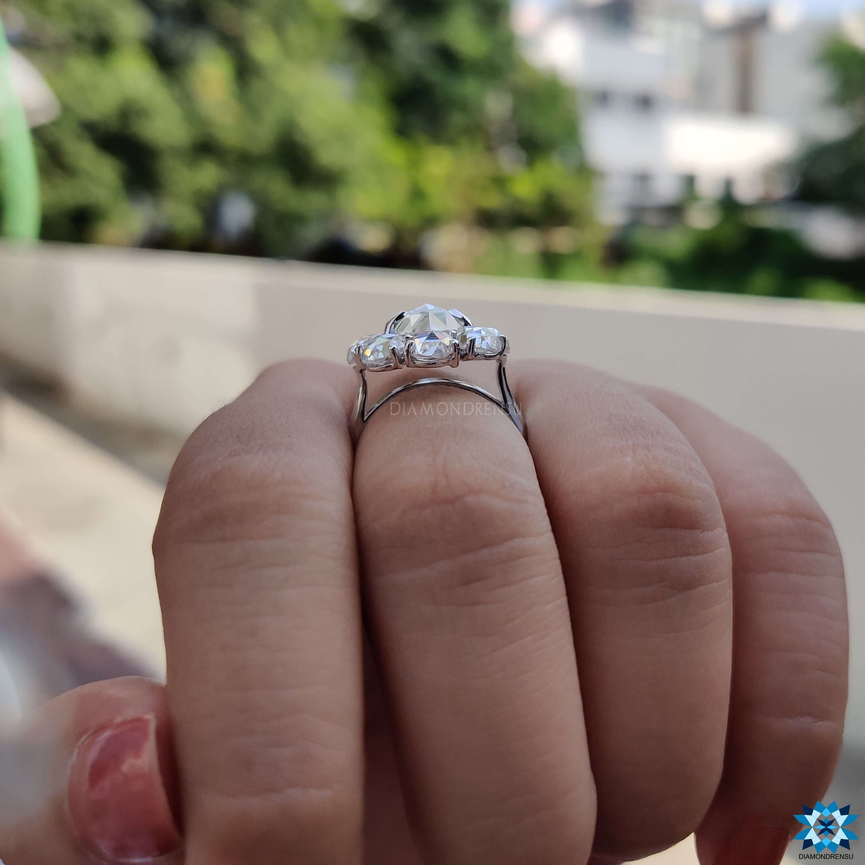 best moissanite engagement rings - diamondrensu