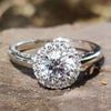 round moissanite ring