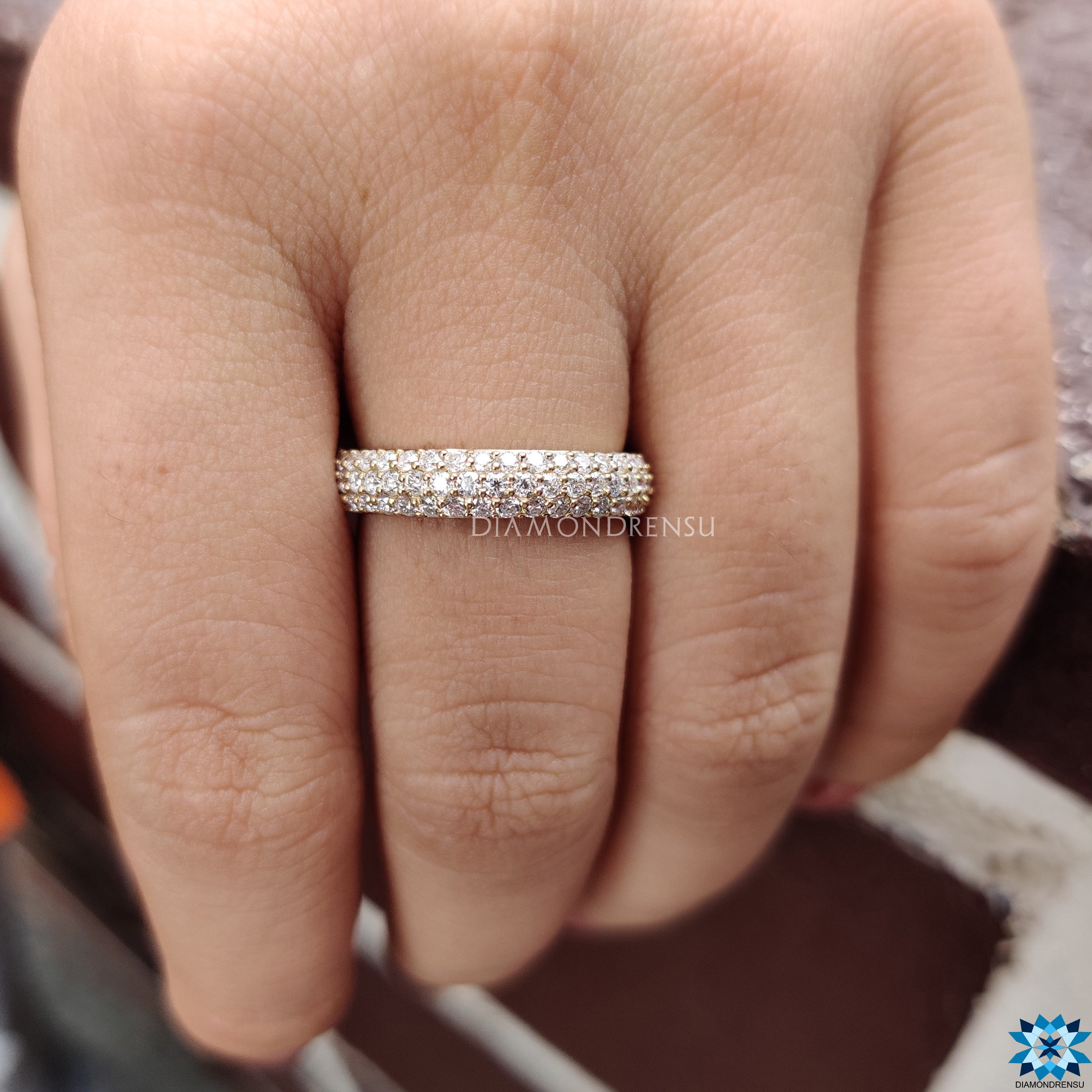 moissanite band rings - diamondrensu