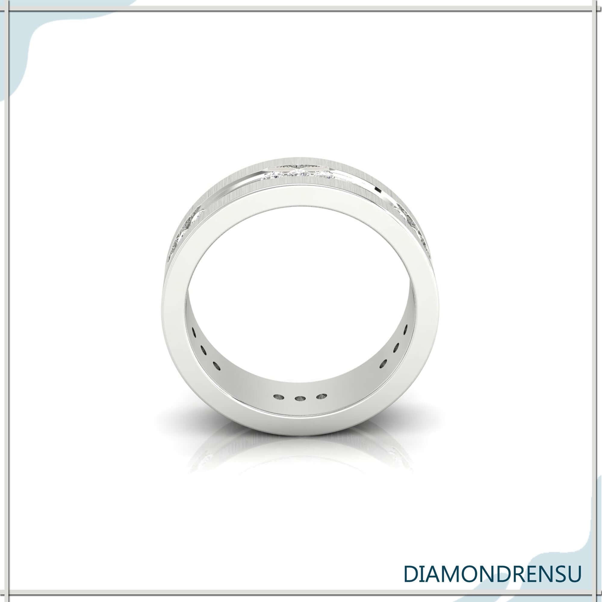 unique mens engagement ring - diamondrensu