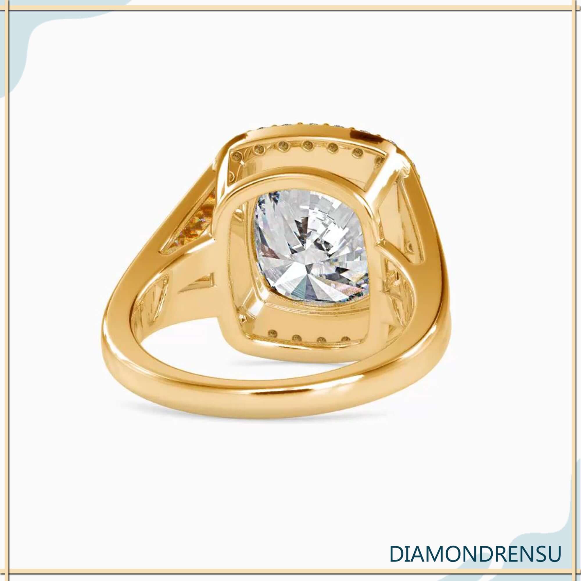 moissanite halo engagement rings - diamondrensu