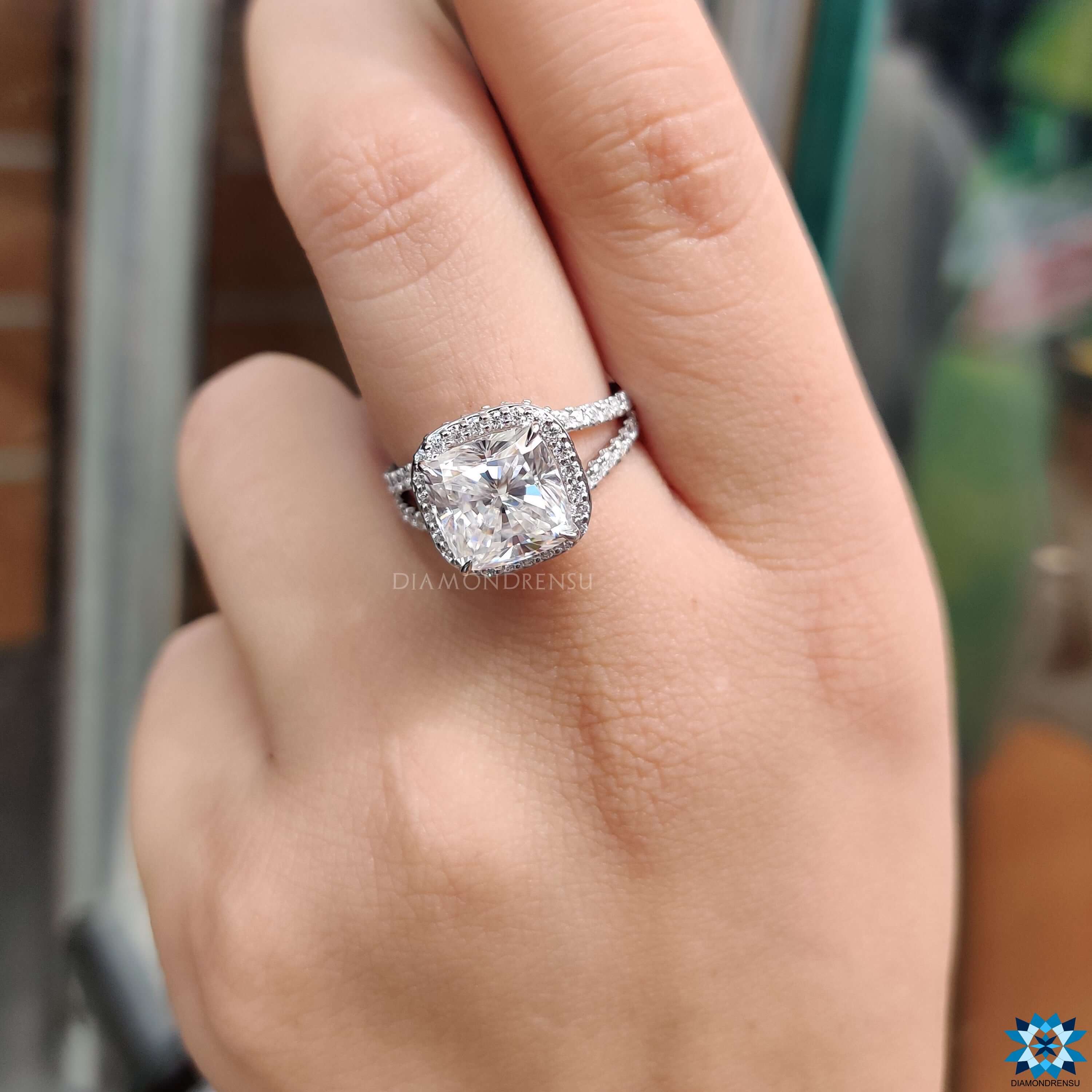 moissanite wedding rings - diamondrensu