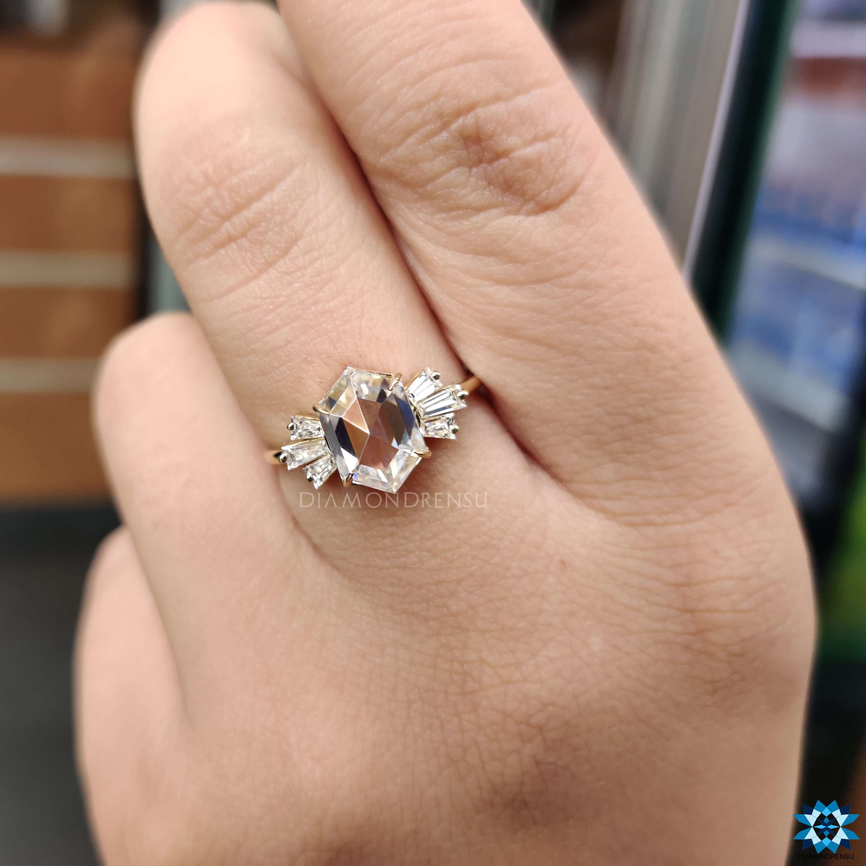 affordable moissanite engagement rings - diamondrensu