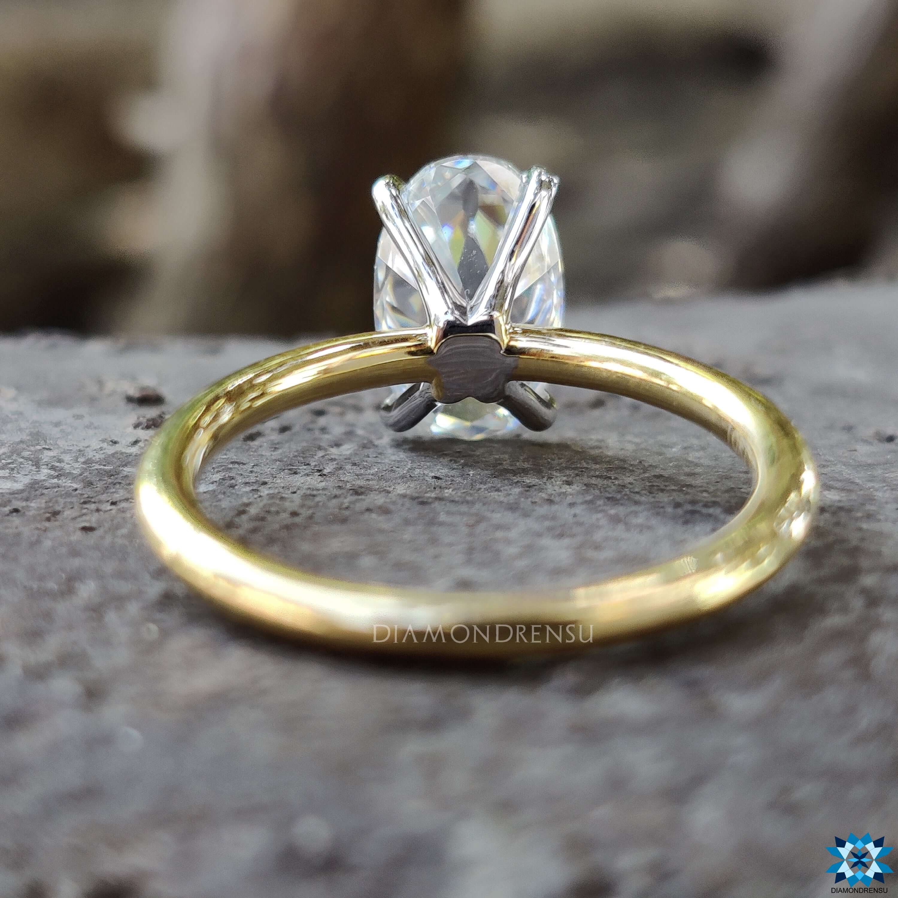 moissanite ring - diamondrensu