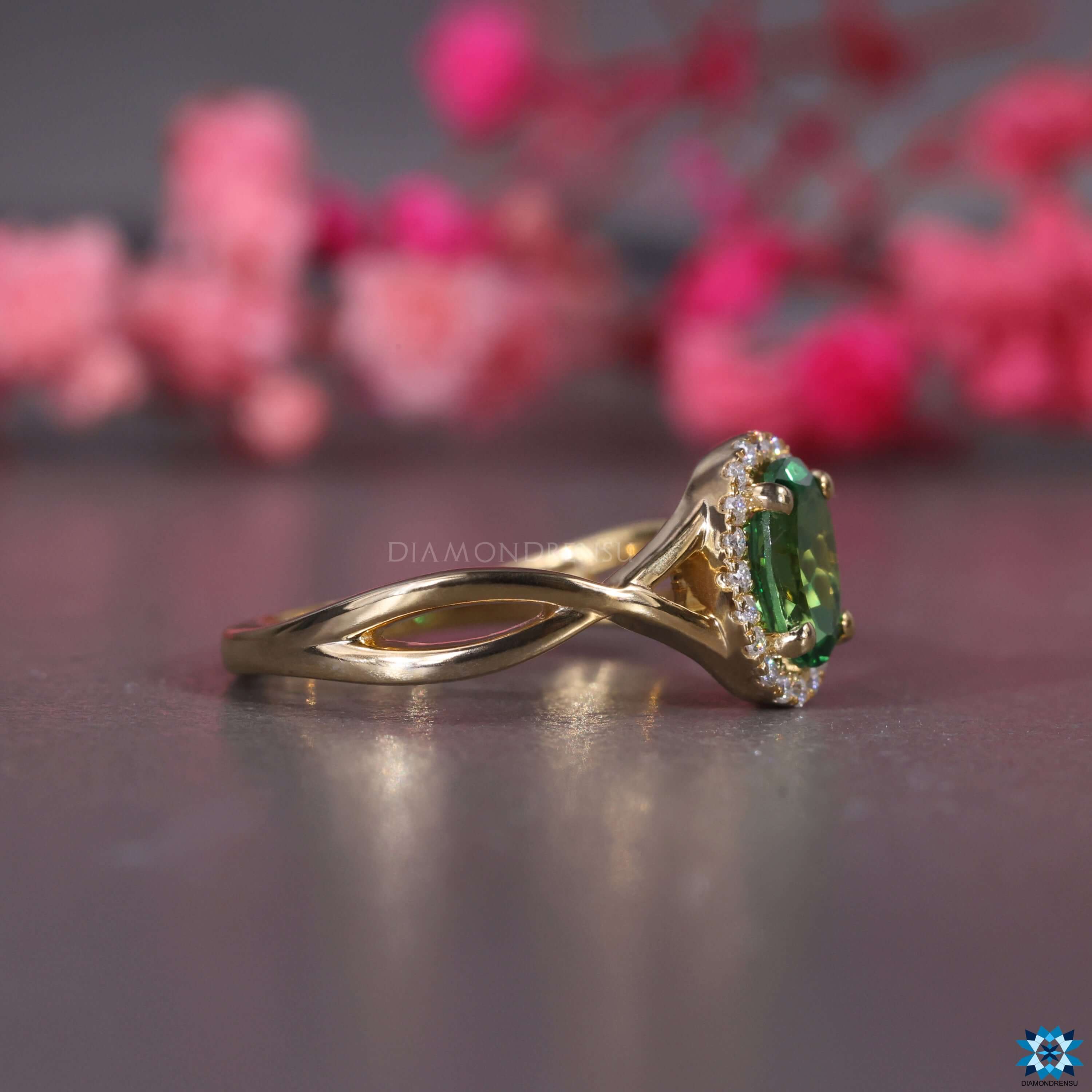 oval engagement ring - diamondrensu