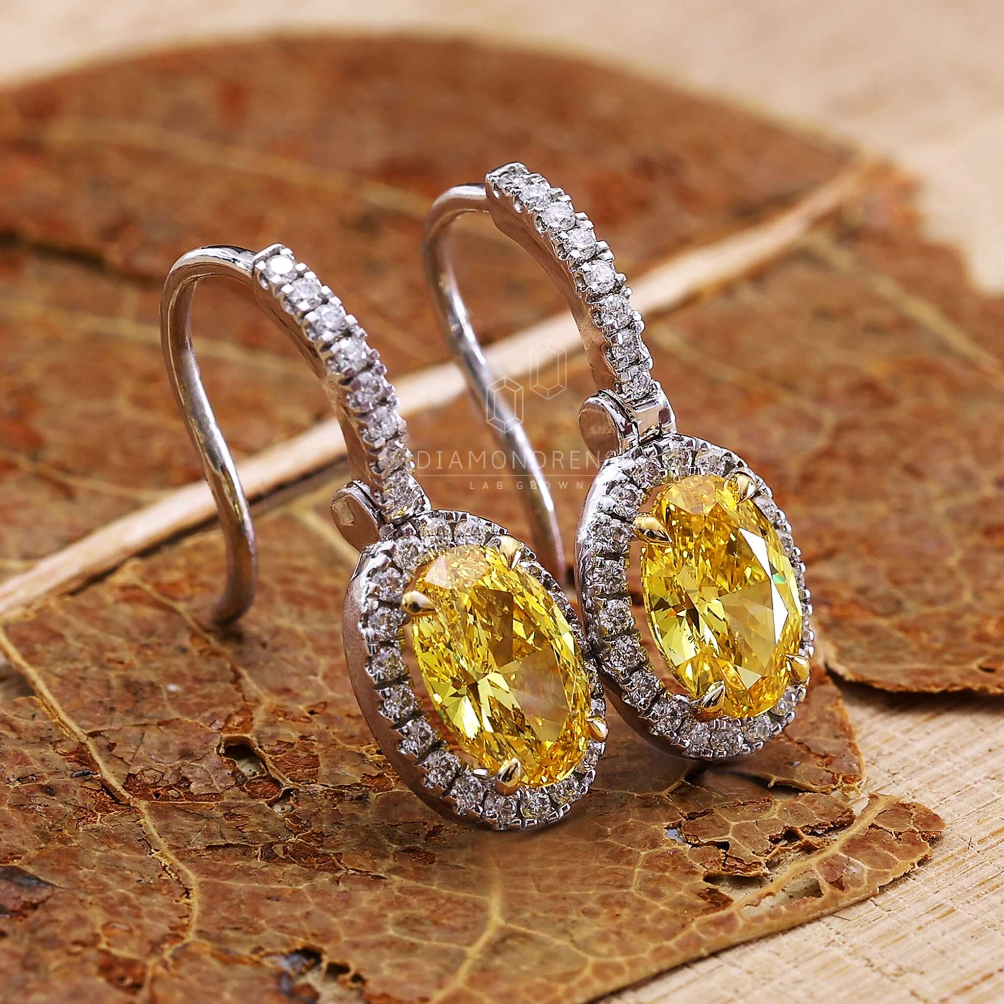 diamond wedding earrings