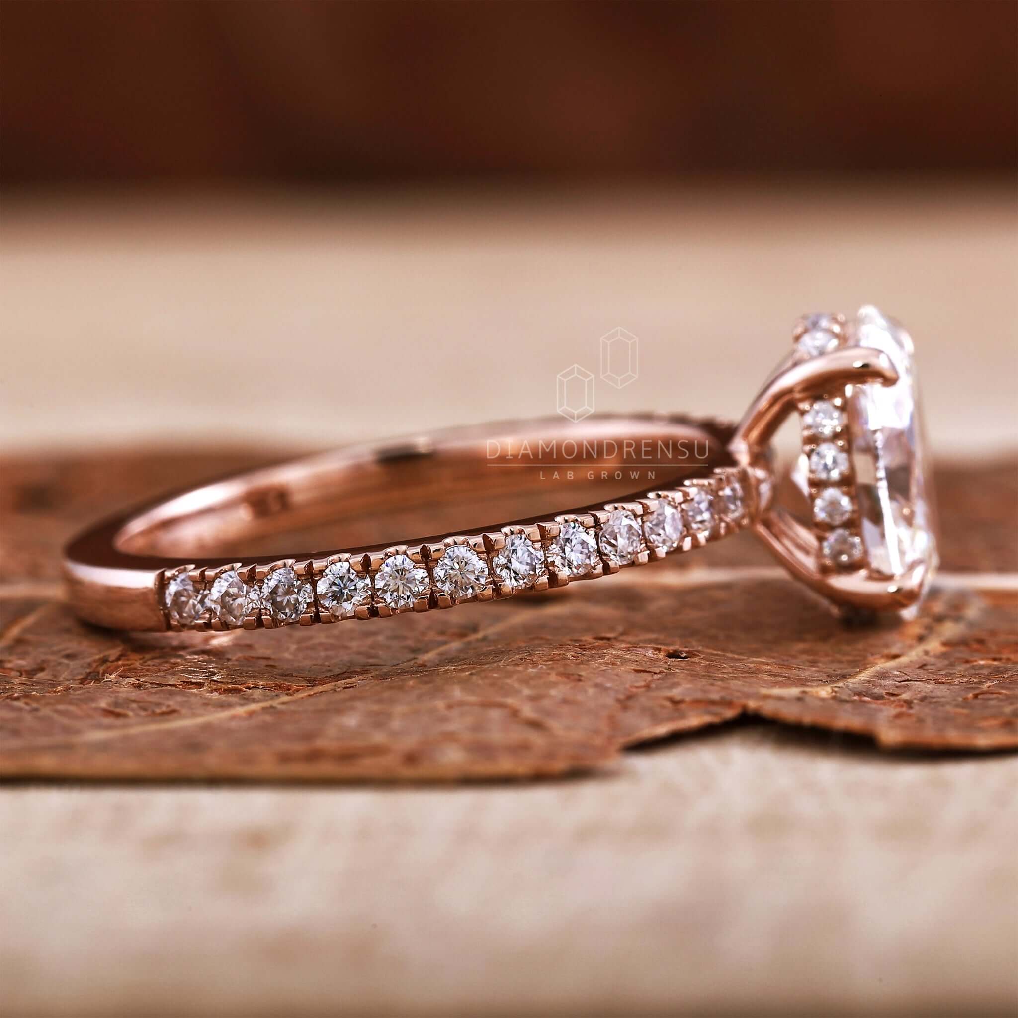 hidden halo engagement ring