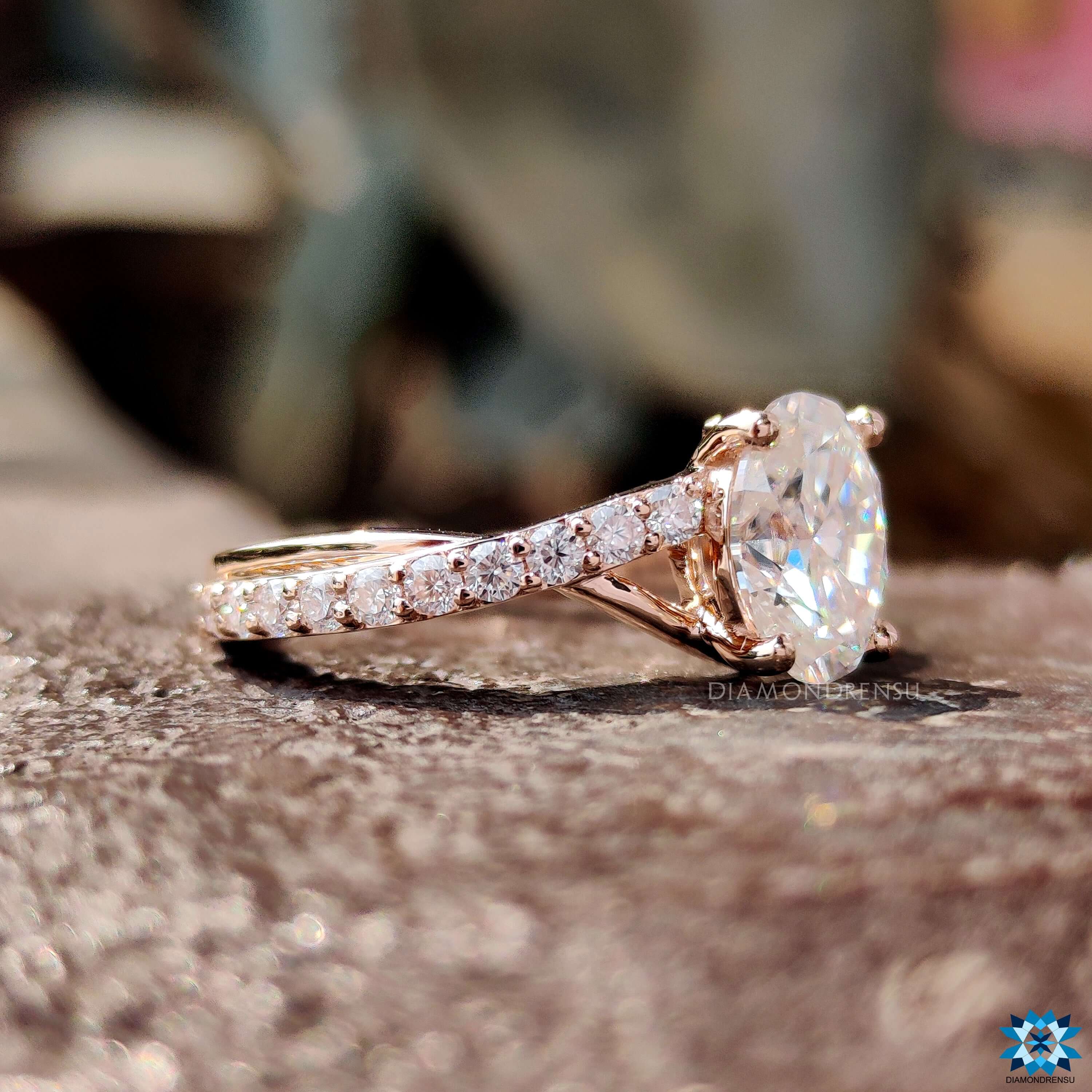 moissanite wedding bands - diamondrensu