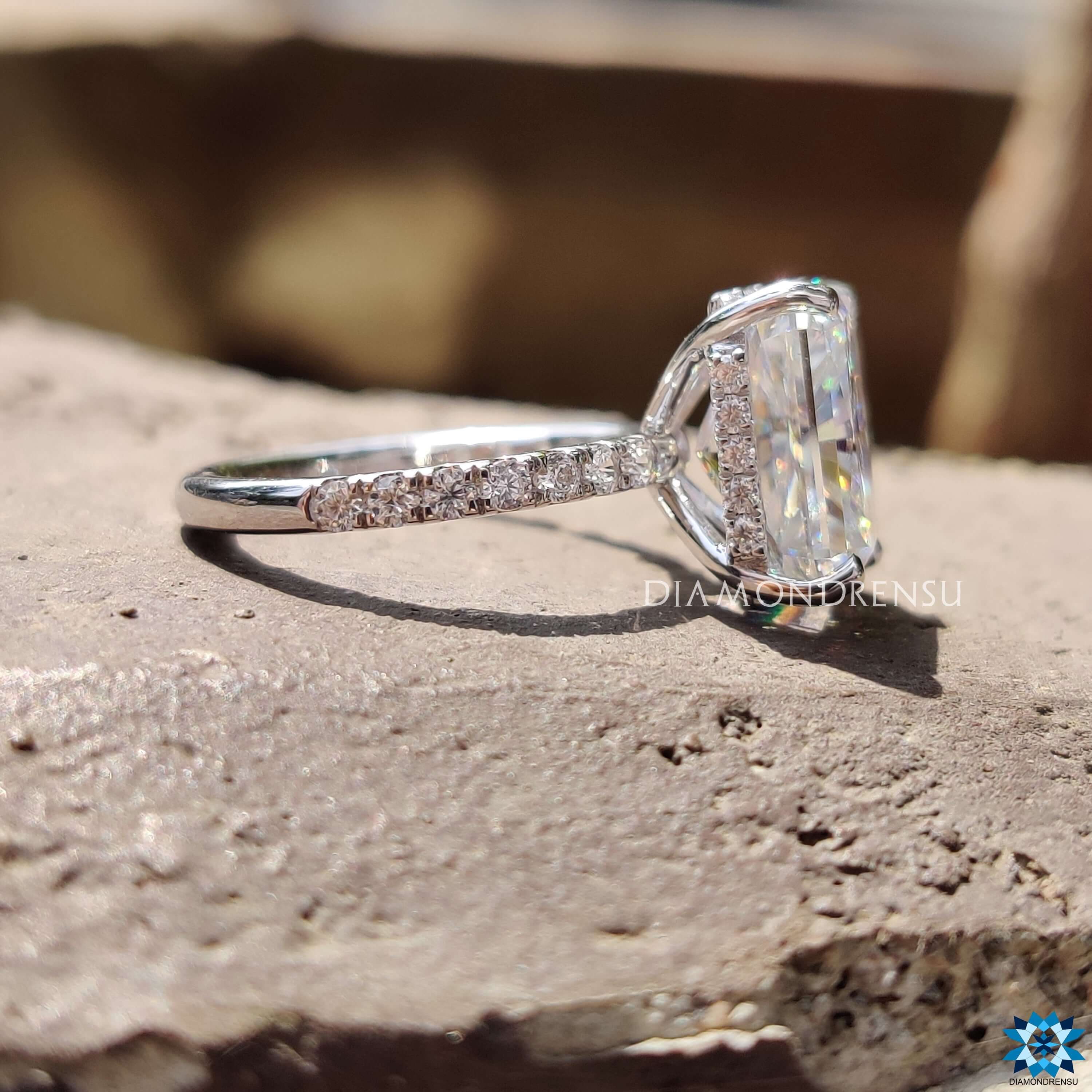 custom moissanite jewelry - diamondrensu