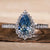 blue diamond ring