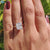 4.43 CT Elongated Cushion Cut Moissanite Solitaire Ring