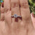 1.00 CT Round Cut Petite Pave Rope Moissanite Engagement Ring