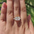 4.05 TW Emerald and Baguette Cut Three Stone Moissanite Engagement Ring