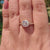 Antique Vintage Classic Moissanite Engagement Ring - 2.1 TCW Round OEC Moissanite Ring