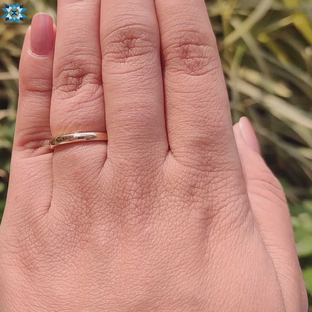 Comfort Fit Wedding Band | Simple Gold Band