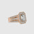 Trio Split Shank, 3.82 TCW Cushion Cut Vintage Style Engagement Ring