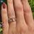 Personalized Roman Numeral Wedding Band, Comfort-Fit Solid Gold Ring