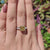 3.41 TW Canary Yellow Cushion Moissanite with Tapered Baguette Cut Three Stones Engagement Ring