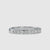 1.70 MM Round Brilliant Cut Half Eternity Moissanite Wedding Band