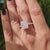 5.94 TCW Radiant Cut Colorless Moissanite Engagement Ring