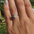 1.97 TCW Cushion Cut Moissanite Hidden Halo Engagement Ring