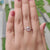 Classic Split Shank 2.29 CT Round Rose Cut Solitaire Engagement Ring